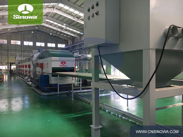 PU insulation board production line